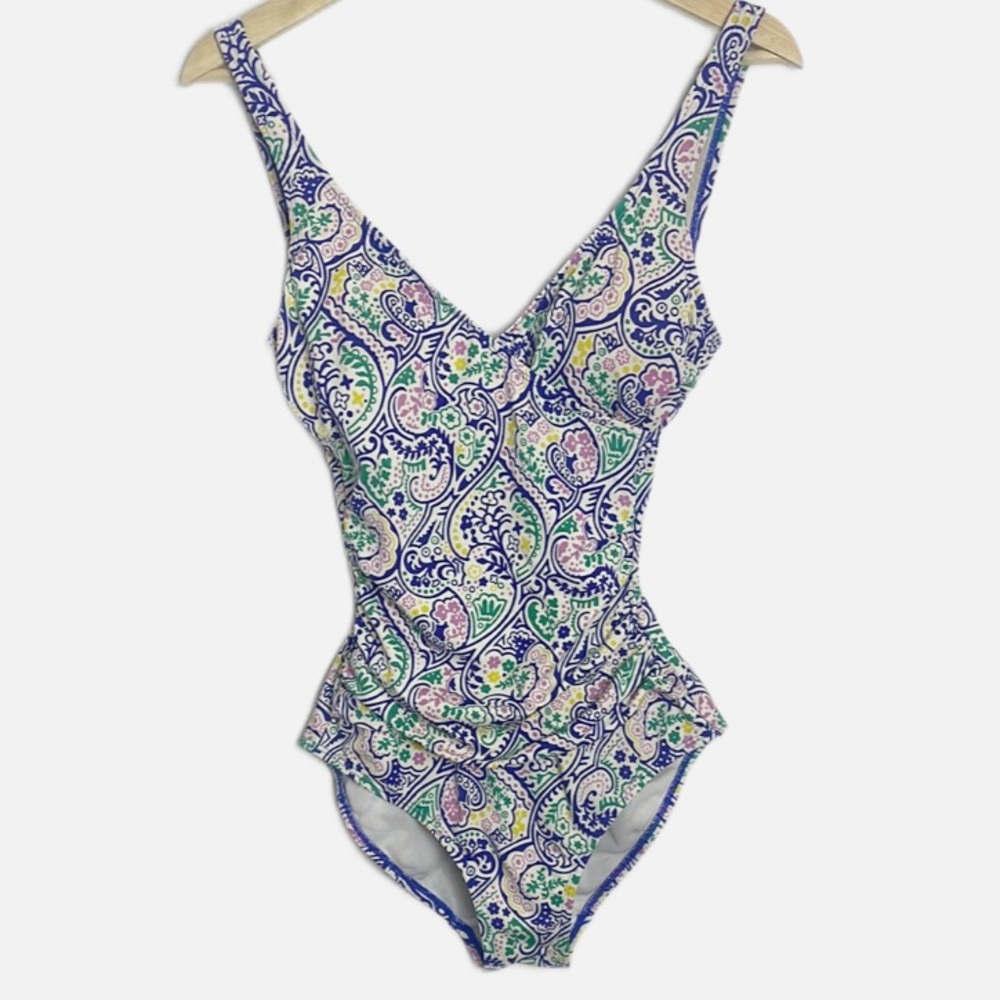 Boden paisley one piece swimsuit 2